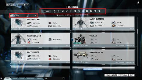 how many warframe slots do you start with|Foundry & Crafting FAQ – WARFRAME Support.